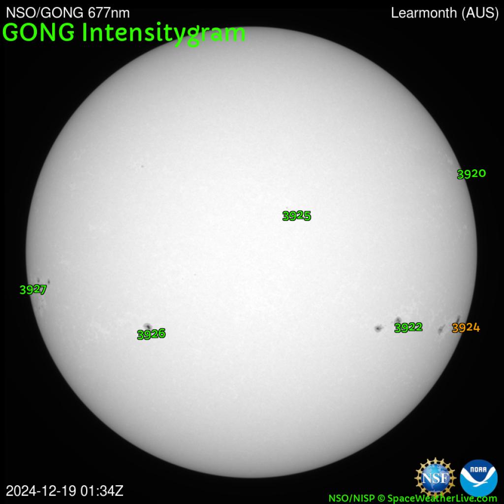 Sunspot regions