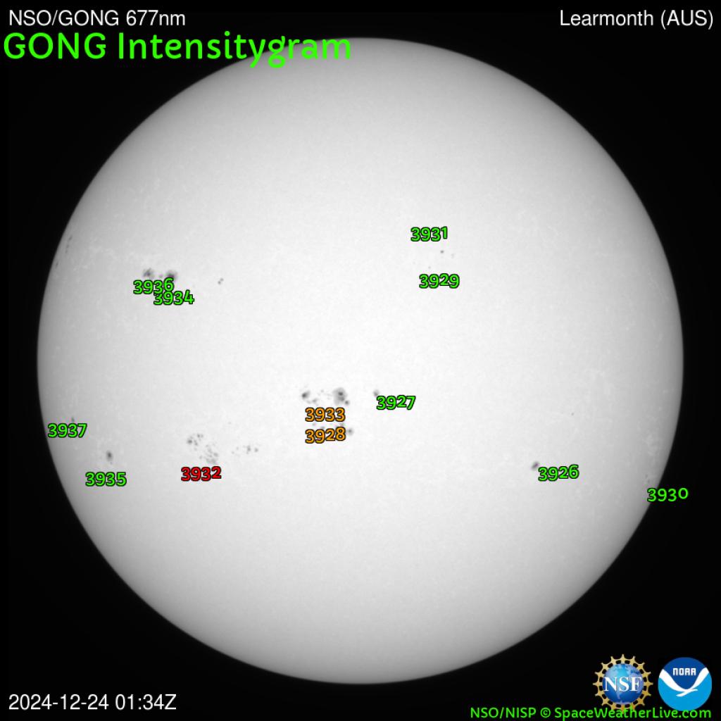 Sunspot regions