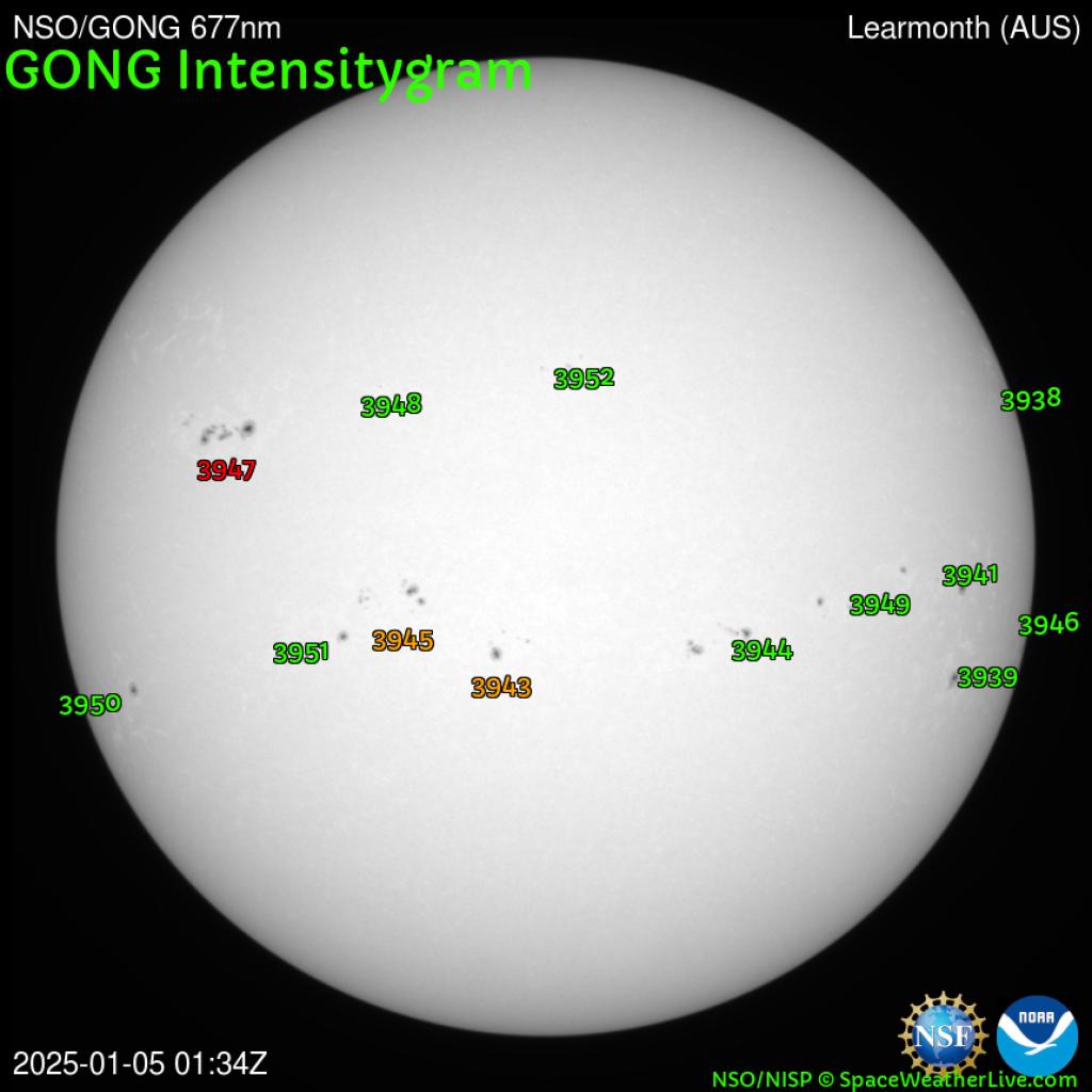 Sunspot regions