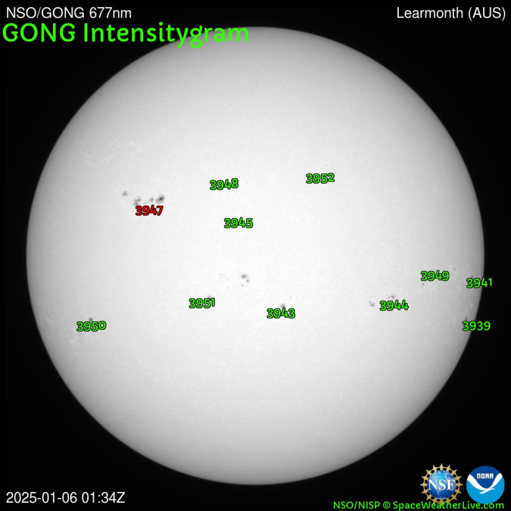 Sunspot regions