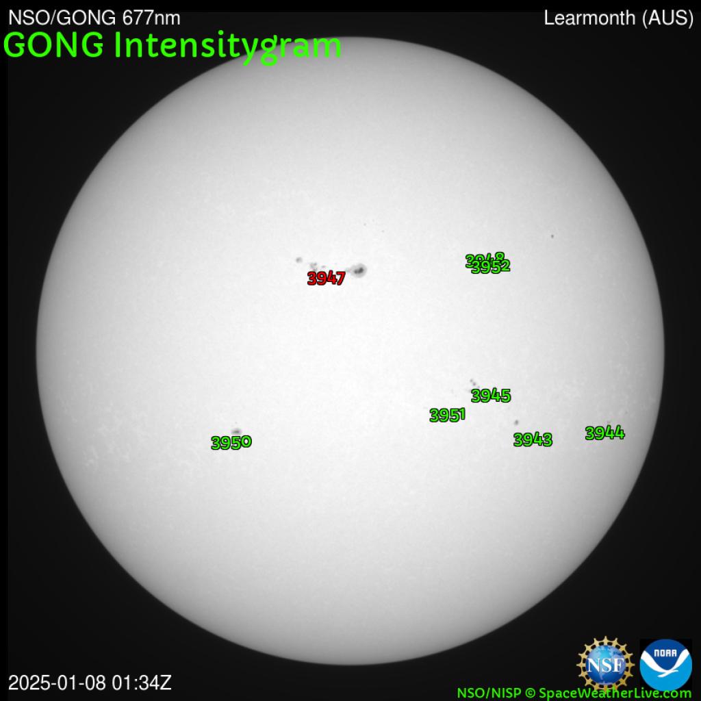 Sunspot regions