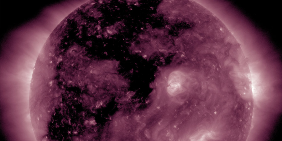 She's back! Large coronal hole faces Earth again