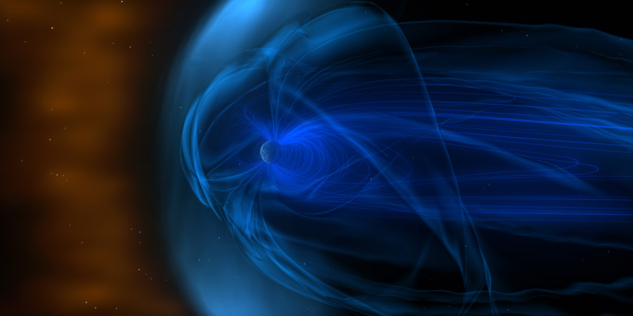 Solar wind shock wave arrived at Earth