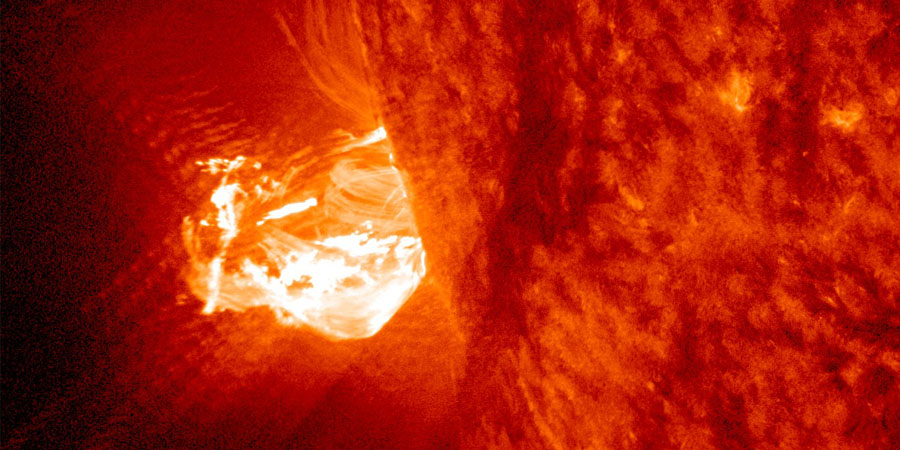 X2.9 solar flare, Welcome back 3664?