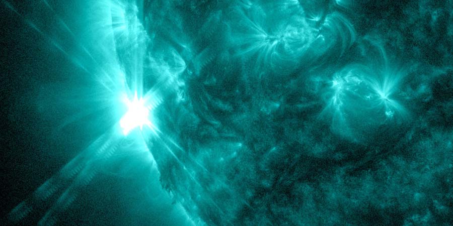 Old sunspot region 3664 returns with an M9.3 solar flare! 